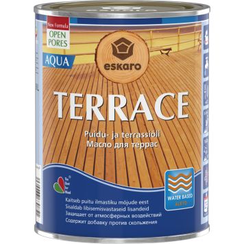 Puidu- ja terrassiõli Eskaro Terrace Aqua palisander 0,9 l