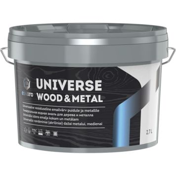 Universaalvärv Eskaro Universe Wood & Metal 2,7 l must