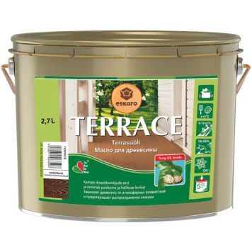 Terrassiõli Eskaro Terrace, tumepruun 2,7 l
