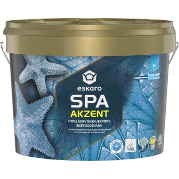 Sisetöödevärv Eskaro SPA Akzent A valge 9 l