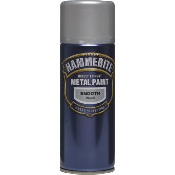 Metallivärv Hammerite Smooth hõbedane 400 ml