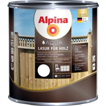 Puidulasuur Alpina Aqua Lasur Für Holz 0,75 l värvitu