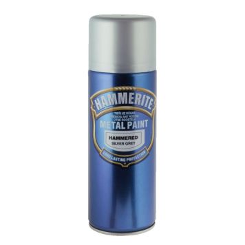Metallivärv Hammerite Hammered 400 ml, hõbehall