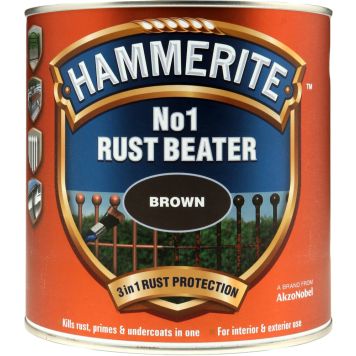 Kruntvärv Hammerite No.1 Rustbeater 500 ml, pruun