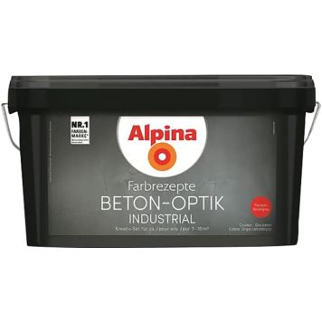 Dekoratiivvärv Alpina Farbrezepte Beton-Optik 4 l betoonihall