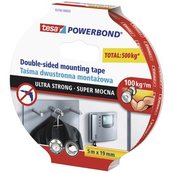 Kahepoolne teip tesa® 5 m x 19 mm