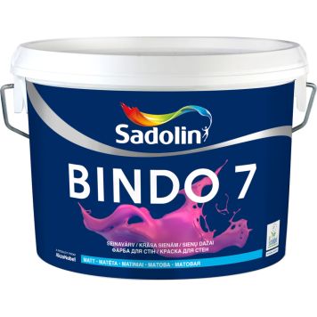 Lae- ja seinavärv Sadolin Bindo 7 BC ainult toonimiseks 2,5 l