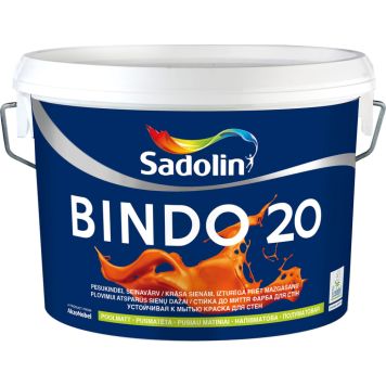 Seinavärv Sadolin Bindo 20 BW valge 2,5 l