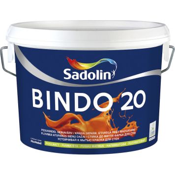 Lae- ja seinavärv Sadolin Bindo 20 BC ainult toonimiseks 2,5 l