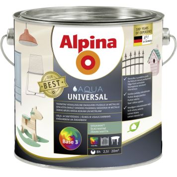 Vesialuseline emailvärv Alpina Aqua Universal 2,5 l