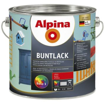 Vesialuseline emailvärv Aqua Universal 2,4 l läikiv valge