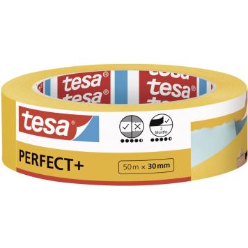 Maalriteip tesa® Perfect+ 50 m x 30 mm