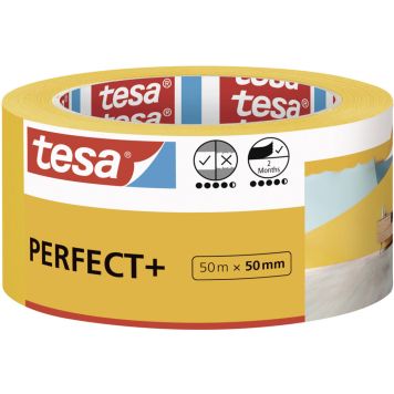 Maalriteip tesa® Perfect+ 50 m x 50 mm