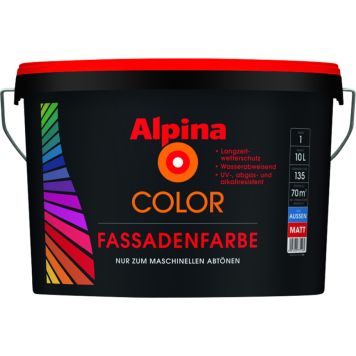 Fassaadivärv Alpina Color Fassadenfarbe Base 1 valge 10 l
