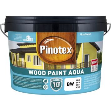 Puitfassaadivärv Pinotex Wood Paint Aqua 2,5 l, valge
