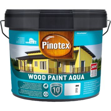 Puitfassaadivärv Pinotex Wood Paint Aqua 9 l, valge