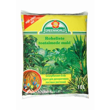 Roheliste toataimede muld 10 l