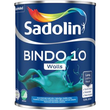 Seinavärv Sadolin Bindo 10 BW valge 0,9 l