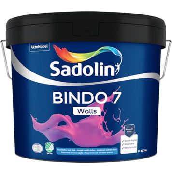 Seinavärv Bindo 7 Sadolin BW 9 l, valge