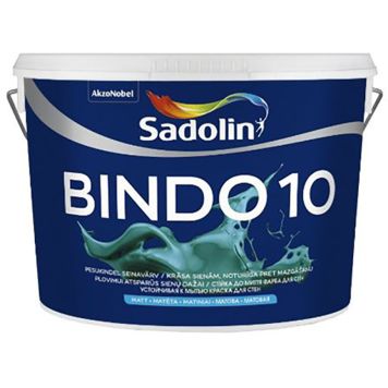 Seinavärv Sadolin Bindo 10 BW valge 9 l