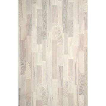 Parkett BW 3-lipiline saar Nature valge matt lakk 13,3 mm