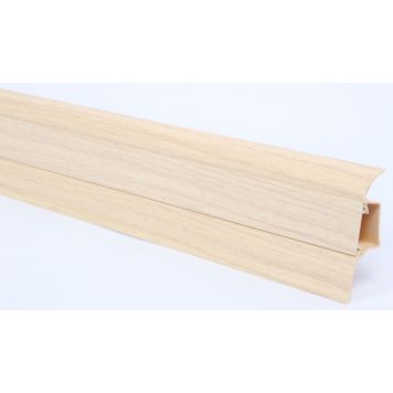 Sokliliist Döllken SLK50 PVC valge tamm 25 x 50 x 2500 mm