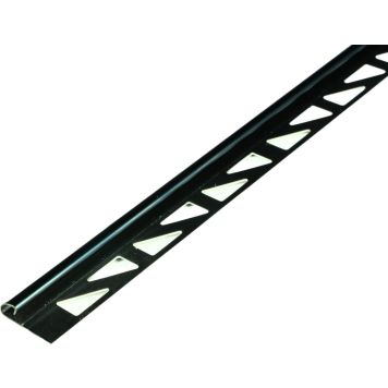 Plaadiliist Dione ümar 10 x 2700 mm roostevaba teras must