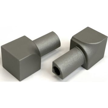 Plaadiliistu sisenurk Dione 8 mm titan 2 tk