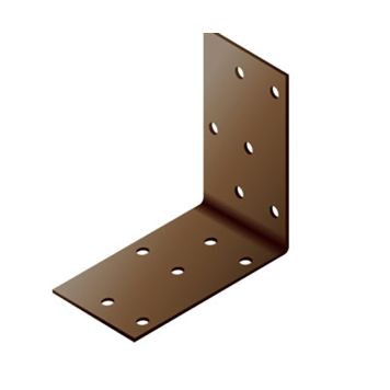 Naelutusnurk Arras 60 x 60 x 40 mm pruun