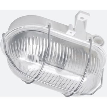 Niiskuskindel valgusti Lena Lighting Oval 60 Simetal 2 valge