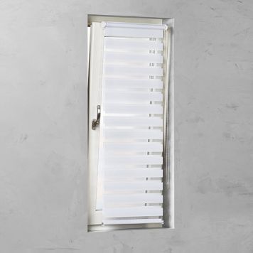 Ruloo öö ja päev Basic valge 75 x 150 cm