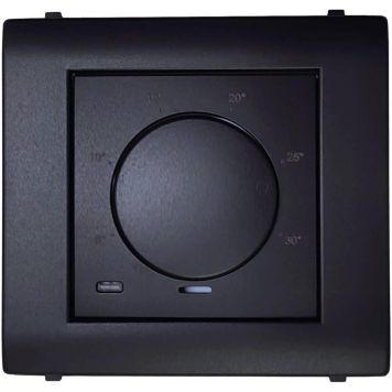 Põrandakütte termostaat Efapel Apolo must
