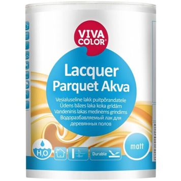 Veepõhine puitpõrandalakk Lacquer Parquet Akva 1 l