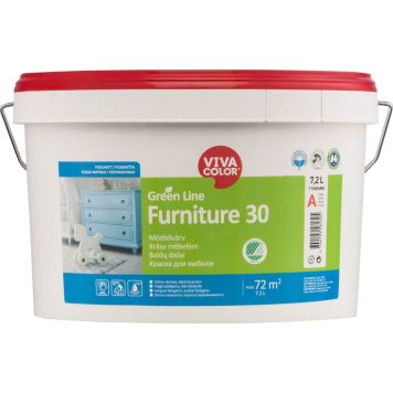 Mööblivärv Green Line Furniture 30 poolmatt 7,2 l