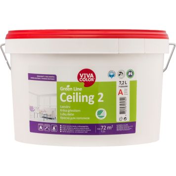 Laevärv Green Line Ceiling 2 sügavmatt 7,2 l