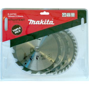 Saeketaste komplekt Makita 165 x 20 mm
