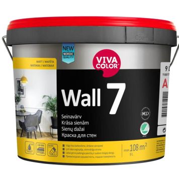 Seinavärv Vivacolor Wall 7 A A valge 9 l