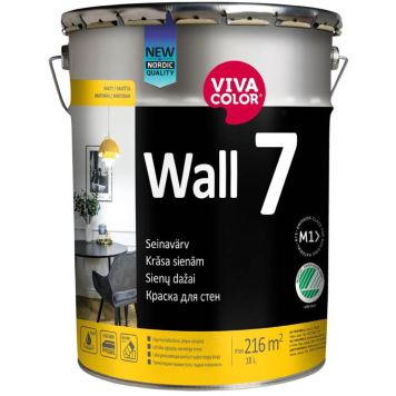 Seinavärv Vivacolor Wall 7 A A valge18 l