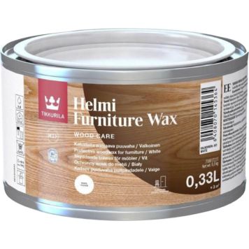 Mööblivaha Tikkurila Helmi Furniture Wax EP 0,33 l, valge