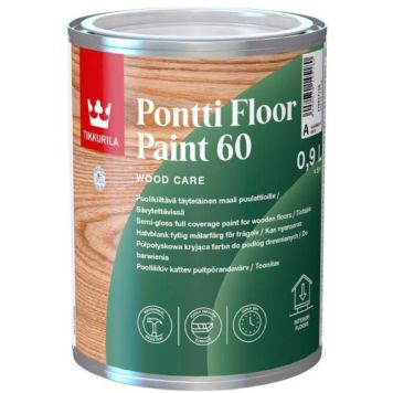 Põrandavärv Tikkurila Pontti Floor Paint 30 0,9 l, valge