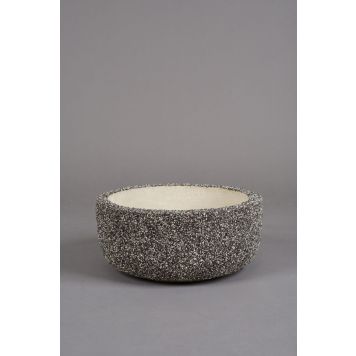 Betoonist aiavaas 051 Ø 35 cm, hall/kivipuruga