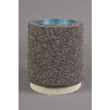 Prügikast Ø 32,5 cm, hall