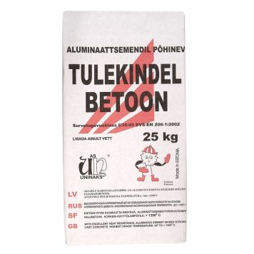 Tulekindel betoon Uninaks 25 kg