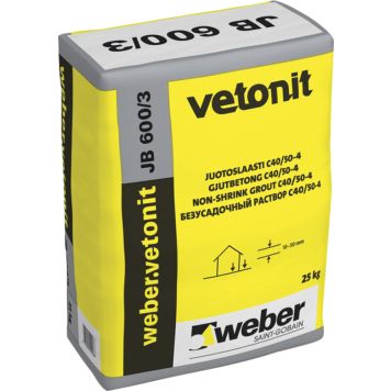 Jootebetoon Weber Vetonit JB 600/3 25 kg
