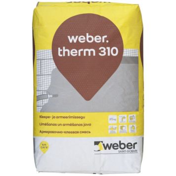 Kleepe- ja armeerimissegu Webertherm 310 25 kg
