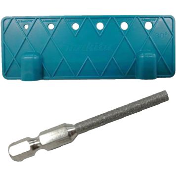 Teritusnurkplaadi ja teemantviili otsaku komplekt Makita, 4mm