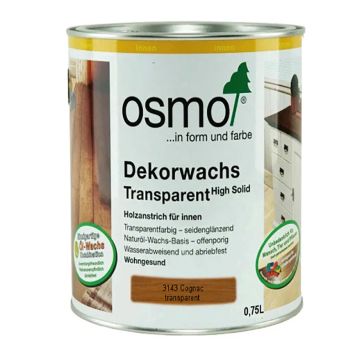 Tooniv õlivaha läbipaistev Osmo 3143 Cognac 0,75 l