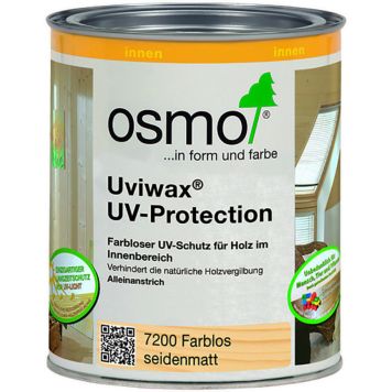 Õlivaha Osmo UVIWAX® UV-kaitsega 7200 värvitu siidjasmatt 0,75 l