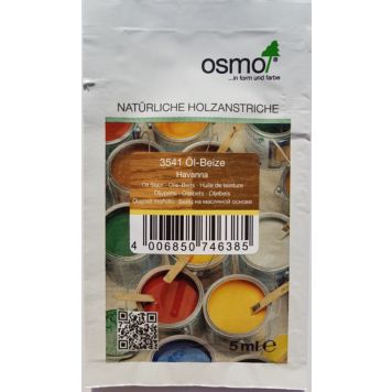 Õlipeits Osmo tester 3541 Havanna 5 ml