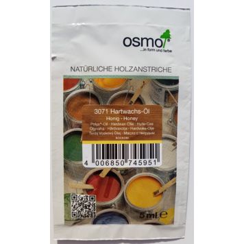 Õlivaha Polyx tester toonitud Osmo 3071 Honey 5 ml